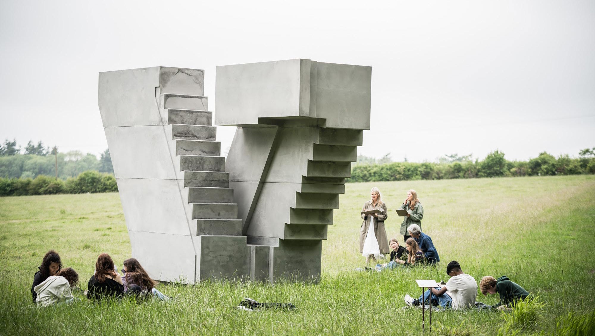 Image credit: Rachel Whiteread, Down and Up, 2024-25. Photo by Toby Adamson.
